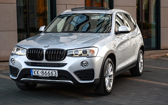 BMW X3 cena 89000 przebieg: 94000, rok produkcji 2017 z Żywiec małe 407